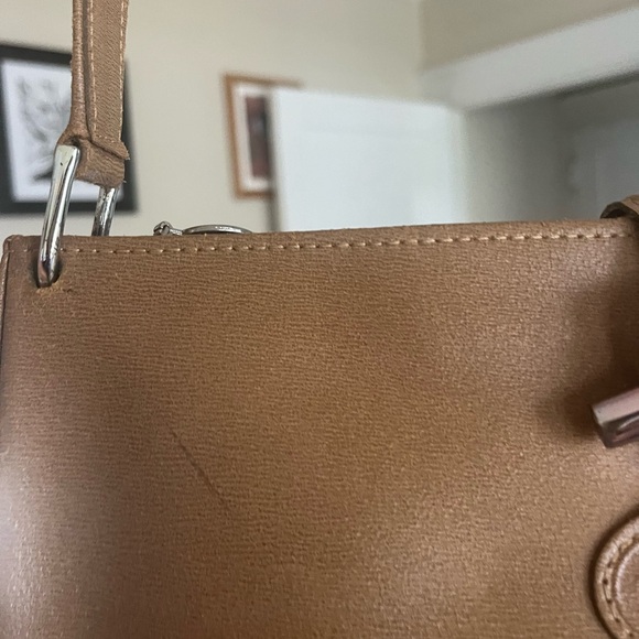 Vintage Leather Longchamp Shoulder Bag - Picture 8 of 11